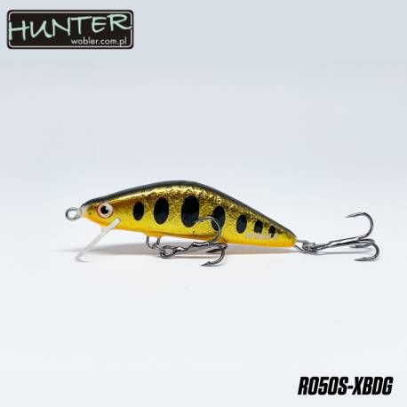 Vobler HUNTER Ronin Light 5cm, 3.7g, Sinking, culoare XBDG