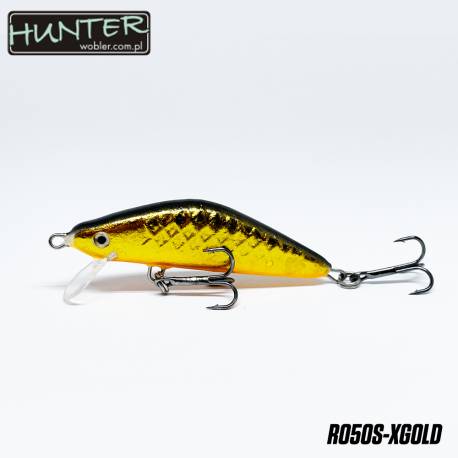 Vobler HUNTER Ronin Light 5cm, 3.7g, Sinking, culoare XGold