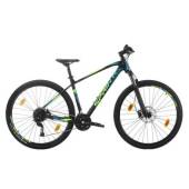 Bicicleta MTB-HT Sprint Apolon 29, negru/verde neon, 520mm