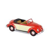 Macheta auto VOLKSWAGEN Beetle Hebmuller (1949) 1:43 rosu/crem