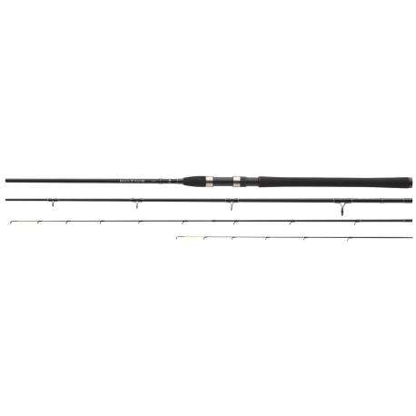 Lanseta DAIWA Black Widow Feeder 3.90m, 150g, 3 tronsoane + 2 varfuri