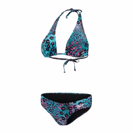 Costum de inot pentru femei - Speedo Triangle, albastru/negru, marimea 36