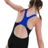 Costum inot fete - SPEEDO Digital Placement, negru/albastru, 15-16