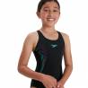 Costum inot fete Speedo Plastisol, negru, 11-12 ani