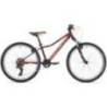 Bicicleta Rock Machine Catherine 24 VB 24, crimson/portocaliu neon, 12