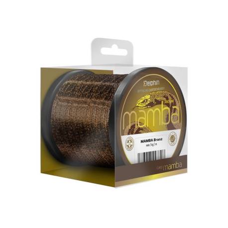 Fir monofilament DELPHIN Mamba Carp Bronz 0.32mm 7.4kg 600m