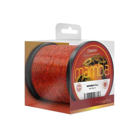 Fir monofilament DELPHIN Mamba Carp Fire 0.28mm 6.1kg 300m