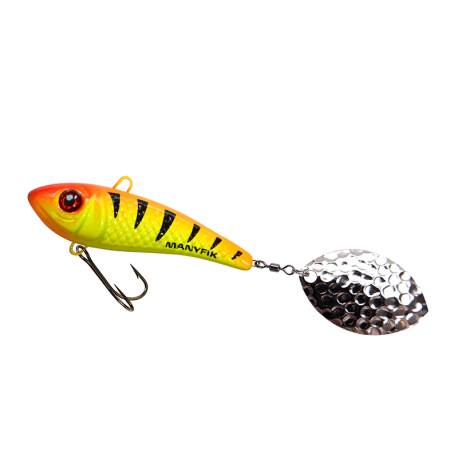 Spinnertail MANYFIK Jerry 14g 4.6cm culoare J006 Fluo Perch