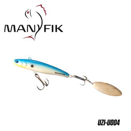 Spinnertail MANYFIK Uzi 28g 10cm culoare U04 Blue