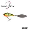 Spinnertail MANYFIK IWO SW 23g 5.5cm culoare W001 Perch