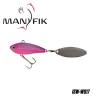 Spinnertail MANYFIK IWO SW 23g 5.5cm culoare W017 Magenta