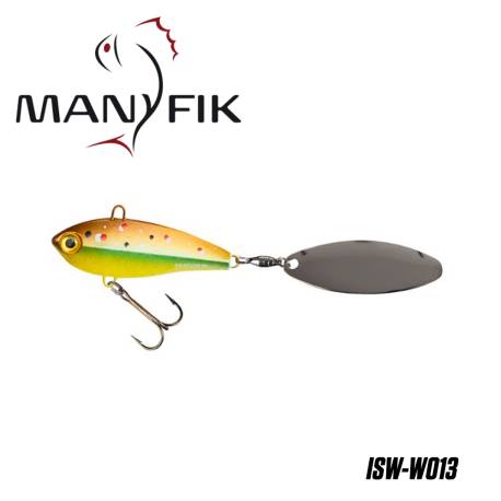 Spinnertail MANYFIK IWO SW 23g 5.5cm culoare W013 Trout