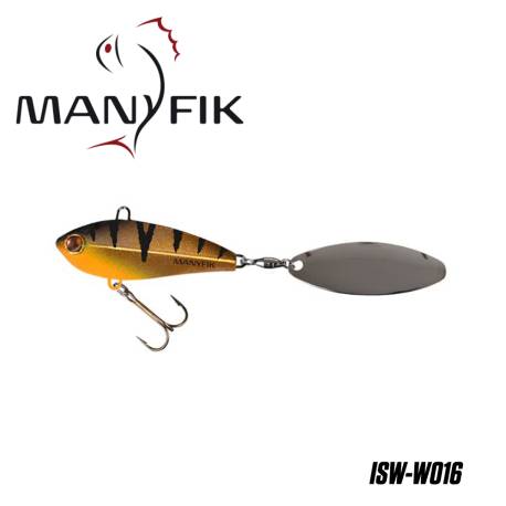 Spinnertail MANYFIK IWO SW 23g 5.5cm culoare W016 Green Perch