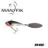 Spinnertail MANYFIK IWO SW 14g 4.5cm culoare W003 Natural