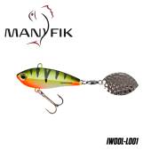 Spinnertail MANYFIK IWO OL 23g 5.5cm culoare L001 Perch