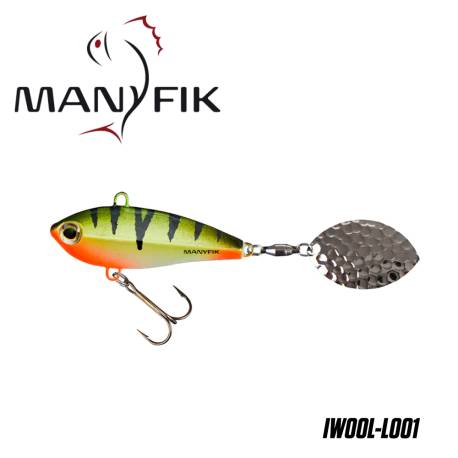 Spinnertail MANYFIK IWO OL 23g 5.5cm culoare L001 Perch