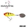 Spinnertail MANYFIK IWO OL 23g 5.5cm culoare L006 Fluo Perch