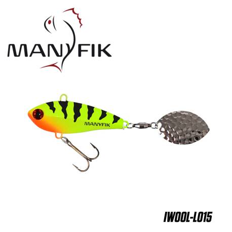 Spinnertail MANYFIK IWO OL 23g 5.5cm culoare L015 Green Tiger