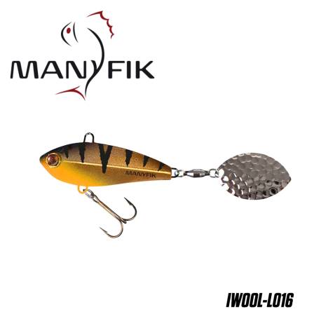 Spinnertail MANYFIK IWO OL 23g 5.5cm culoare L016 Golden Perch