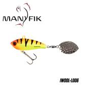 Spinnertail MANYFIK IWO OL 14g 4.5cm culoare L006 Fluo Perch