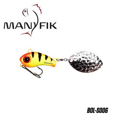 Spinnertail MANYFIK BuBu OL 15g 3.1cm culoare S006 Fluo Perch