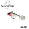 Spinnertail MANYFIK PePe 3D 12g 2.7cm culoare P003 Natural