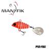 Spinnertail MANYFIK PePe 3D 12g 2.7cm culoare P005 Red