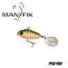 Spinnertail MANYFIK PePe 3D 12g 2.7cm culoare P001 Perch