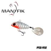 Spinnertail MANYFIK PePe 3D 12g 2.7cm culoare P010 White