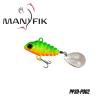 Spinnertail MANYFIK PePe 3D 12g 2.7cm culoare P002 Tiger