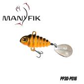 Spinnertail MANYFIK PePe 3D 5g 1.9cm culoare P016 Gold