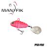 Spinnertail MANYFIK PePe 3D 5g 1.9cm culoare P018 Pink