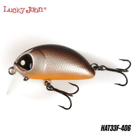 Vobler LUCKY JOHN Haira Tiny Shallow 33F, 3.3cm, 4g, culoare 406