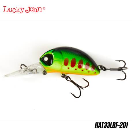 Vobler LUCKY JOHN Haira Tiny Plus One 33LBF, 3.3cm, 4g, culoare 201