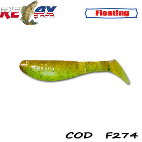 Shad RELAX Kopyto Floating 6.2cm, culoare F274, 4buc/blister