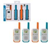 Set 4 statii radio PMR portabile MOTOROLA TalkAbout T42 Quad Pack