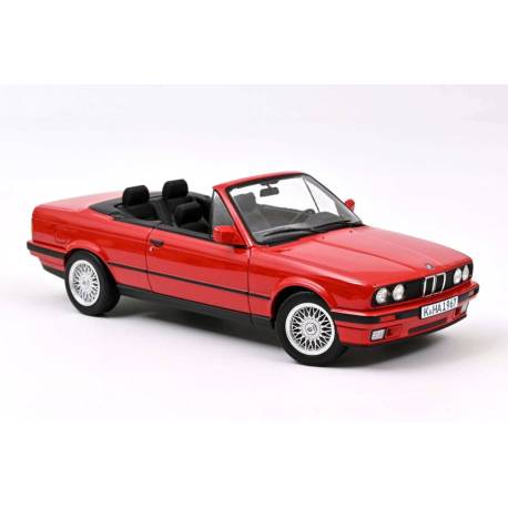 Macheta auto BMW 318i (E30) Cabriolet (1991) 1:18 rosu