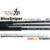 Lanseta spinning YAMAGA BLANKS BlueSniper 97MMH Nano 2.95m, 100g, 2 tronsoane