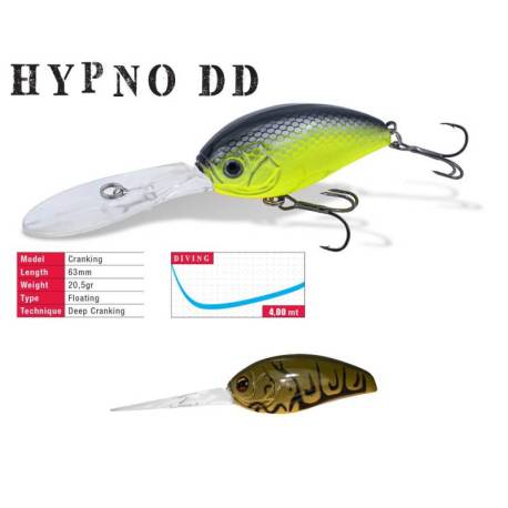 Vobler HERAKLES HYPNO-DD F 6.3cm, 20.5g, Brown Craw