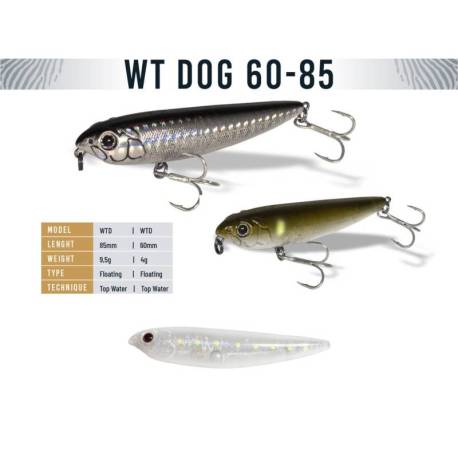 Vobler HERAKLES WT DOG 60, 6cm, 4g, Ghost Sarda Glow