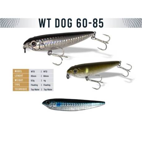 Vobler HERAKLES WT DOG 60, 6cm, 4g, Blue Fish