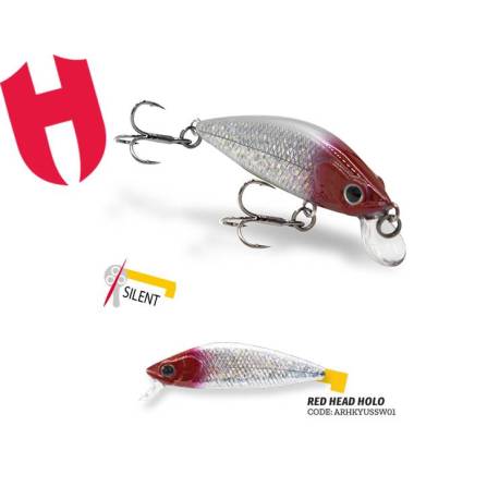 Vobler HERAKLES Yume 50S SW 5cm, 4.3g, culoare Red Head Holo