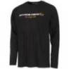 Tricou SAVAGE GEAR Signature Logo Long Sleeve Black Caviar M