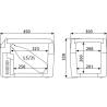 Cutie termoelectrica Dometic TCX 14 TropiCool 12/24/220V, 14 litri