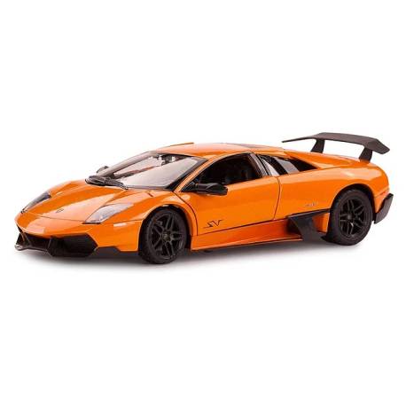 Macheta auto LAMBORGHINI Murcielago LP670-4 SV (2013) 1:18 portocaliu