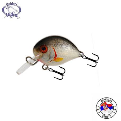 Vobler VIDRA LURES Atomic Chub 2.8cm, 5g, Sinking, culoare BKR