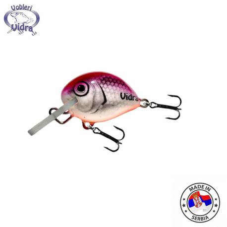 Vobler VIDRA LURES Atomic Chub 2.8cm, 5g, Sinking, culoare PNK