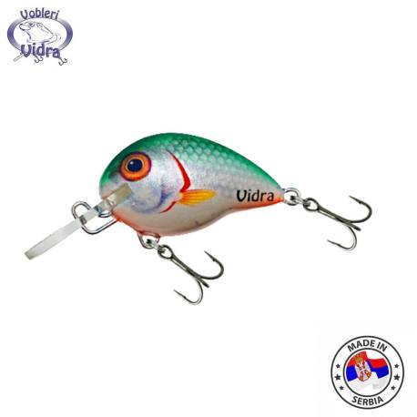 Vobler VIDRA LURES Atomic Chub 3.5cm, 6g, Sinking, culoare GRR