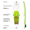 Placa SUP PELICAN Flow 106 White/Lime, 320cm, max.104kg