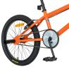 Bicicleta BMX VELORS Rocker V2016A, roti 20", frane V-Brake, cadru portocaliu cu design negru